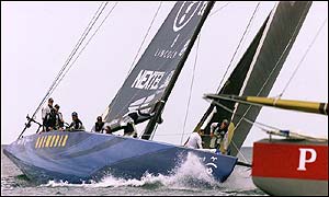 Prada crash out of the Louis Vuitton Cup as One World win the final race day and the right to face Oracle in the semi-final repechage