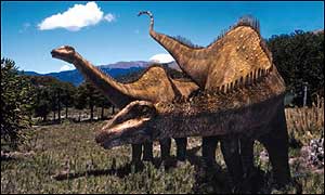 Dinosaurs, from the BBC's Walking With Dinosaurs