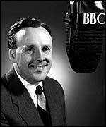 Sir Jimmy Young pictured by the BBC in 1952