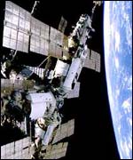 Dr Foale was on Mir when it was hit by a cargo ship, Nasa