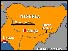 Graphic map of Nigeria
