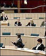 Scottish Parliament chamber