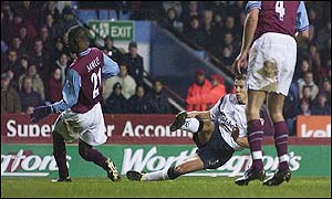 Milan Baros puts Liverpool 2-1 up just after half-time