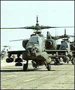 Military helicopters
