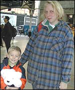 Paula Entwisle and her son David