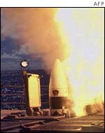 Missile defence launcher test