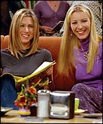 Jennifer Aniston and Lisa Kudrow - pic courtesy Channel 4