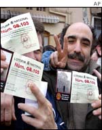 Teodoro, one of the winners of the Christmas lottery 