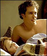 Sam Rockwell and Drew Barrymore