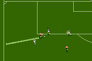 Phillips heads towards the West Bromwich defence