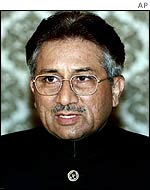 Pakistan President Pervez Musharraf 