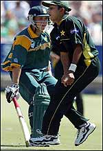 Yousuf Youhana fielding in Cape Town