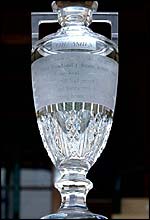 The current Ashes trophy