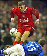 Steven Gerrard jumps in on Gary Naysmith