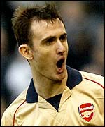 Arsenal goalscorer Francis Jeffers