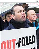 anti-hunt protesters