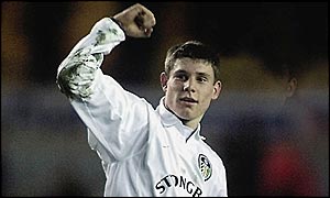James Milner salutes Leeds fans after the match