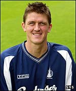 Falkirk defender Kevin James