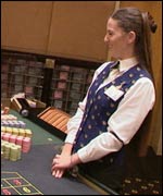 Croupier at Melbourne Casino