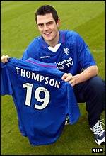 Thompson shows off his new colours