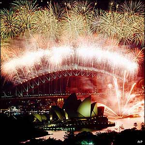 Sydney Harbour Bridge fireworks
