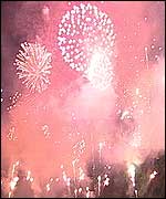 Edinburgh fireworks