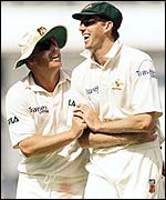 Shane Warne and Glenn McGrath