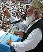 MMA leader Qazi Hussain Ahmed