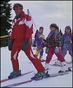 Ski lesson