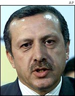 Recep Tayyip Erdogan, leader of Turkey's governing AK party