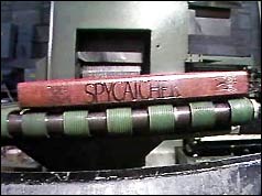 Spycatcher book coming off the press