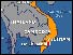 Graphic map of Vietnam