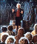 Bilbo Baggins, played by Sir Ian Holm
