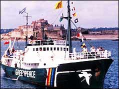 Photograph of the Rainbow Warrior