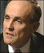 New York's former Mayor Rudy Giuliani