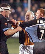 Gareth Llewellyn and Martyn Williams