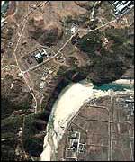 Satellite photo of the Yongbyon plant (AFP)
