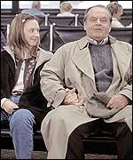 Hope Davis and Jack Nicholson in About Schmidt