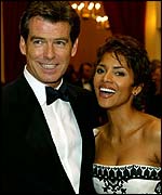 Pierce Brosnan and Halle Berry
