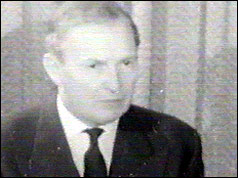 John Selwyn Lloyd at news conference