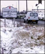 Wales has so far escaped the snowfall