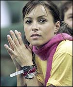 Pat Rafter's girlfriend Lara Feltham