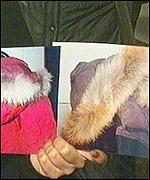 The garments said to be trimmed with dog fur