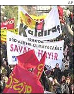 Anti-war demonstration in Turkey