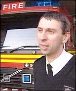 David Evans, of North Wales Fire Service,