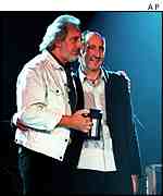 John Entwistle (left) and Pete Townshend