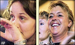 Debbie Davies cannot believe her husband has lost as Sylvia sees her husband secure victory