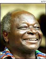 Mwai Kibaki failed to be elected in 1992 and 1997 