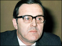 Home Secretary Merlyn Rees