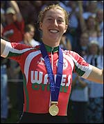 Cooke won the gold medal in the women's road race at the Commonwealth Games in Manchester